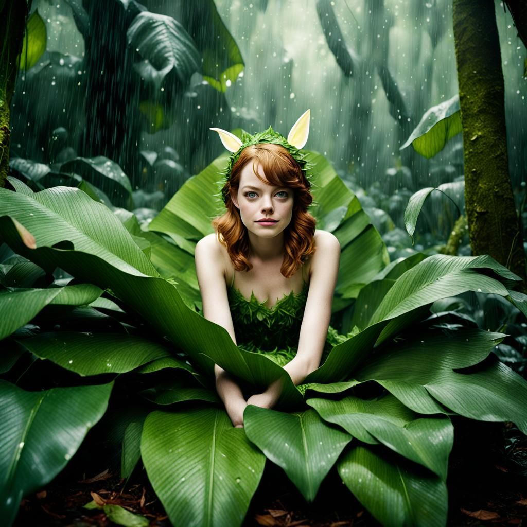 Emma Stone as Tinkerbell in Enchanted Forest
