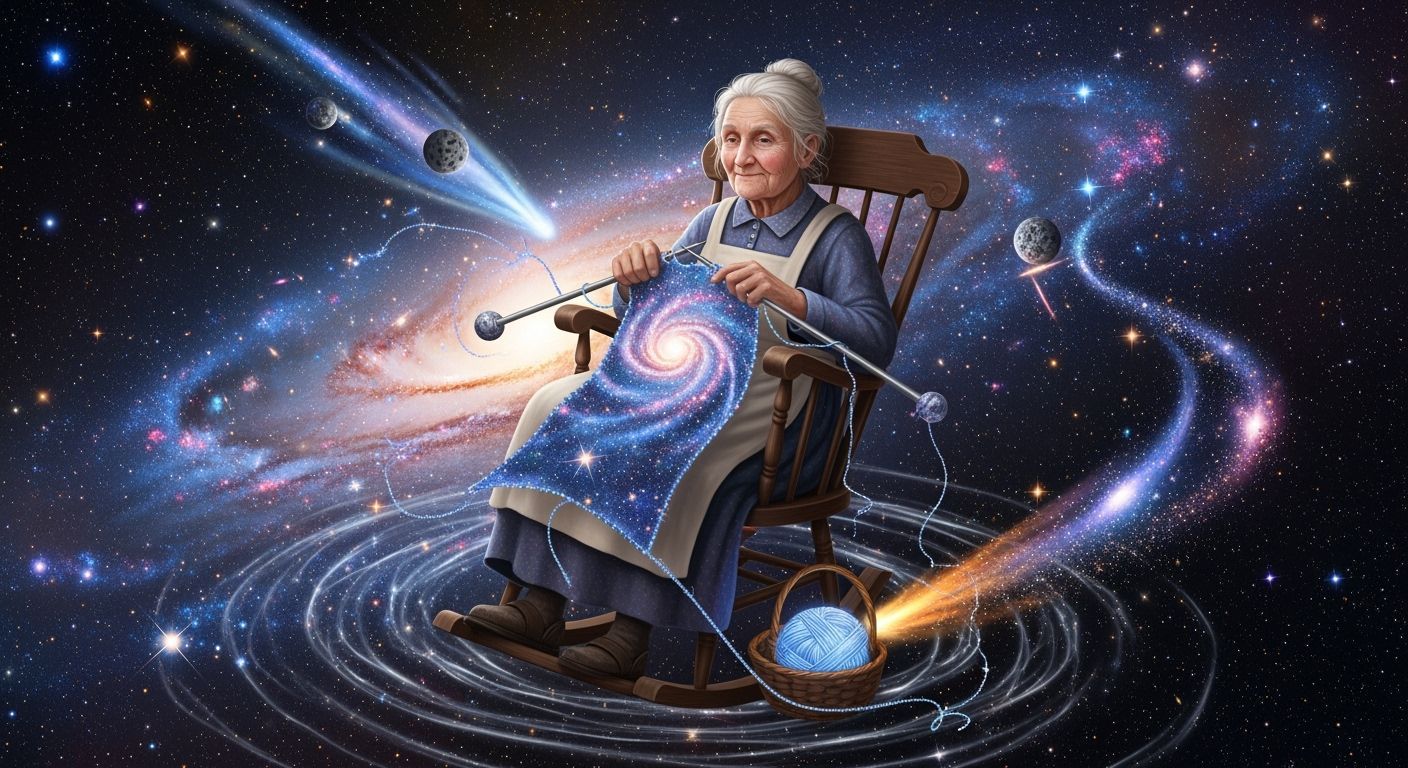 The Cosmic Knitter