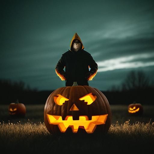 Cinematic Pumpkin Queen Film Still