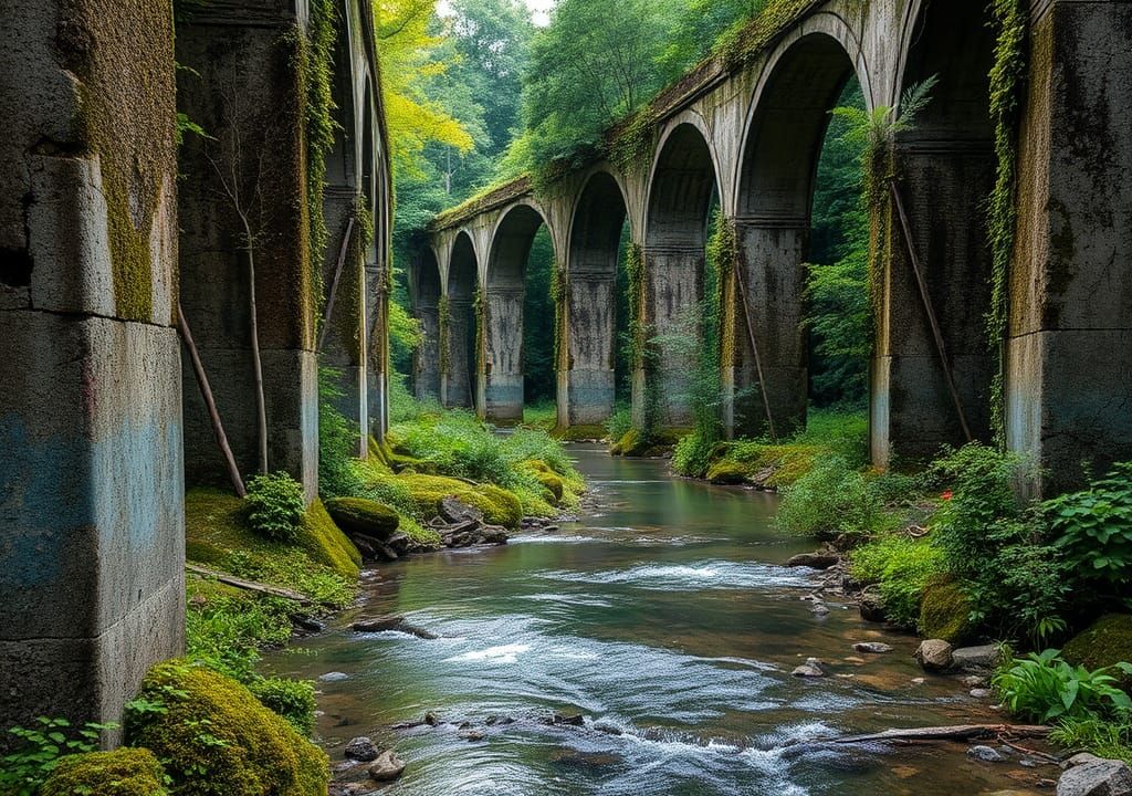 Nature Reclaims Forgotten Industrial Valley