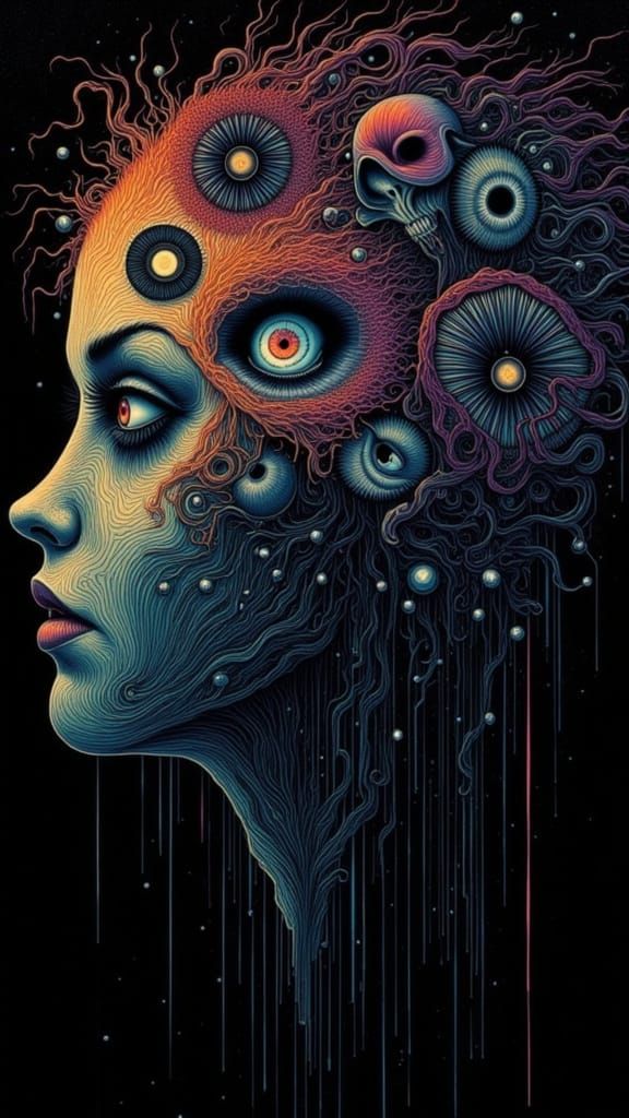 Mindscape of Emotions: Faces Emerging from Serene Countenanc...