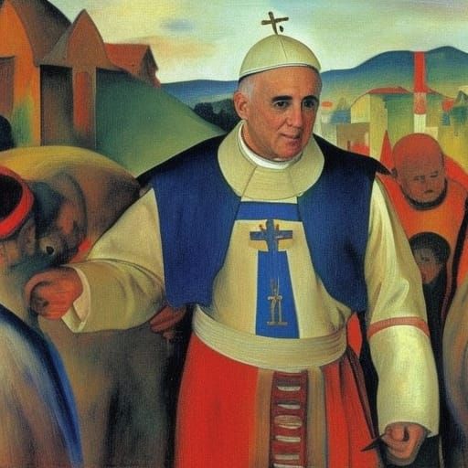 Vandalized Car Inspired by Early 20th Century Masters