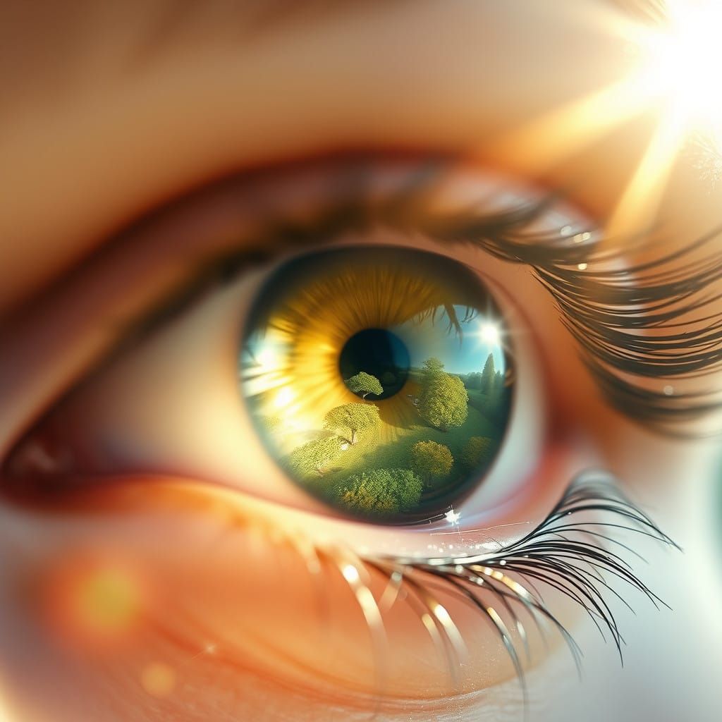 Ethereal Eye of Wonder in Cinematic Glory