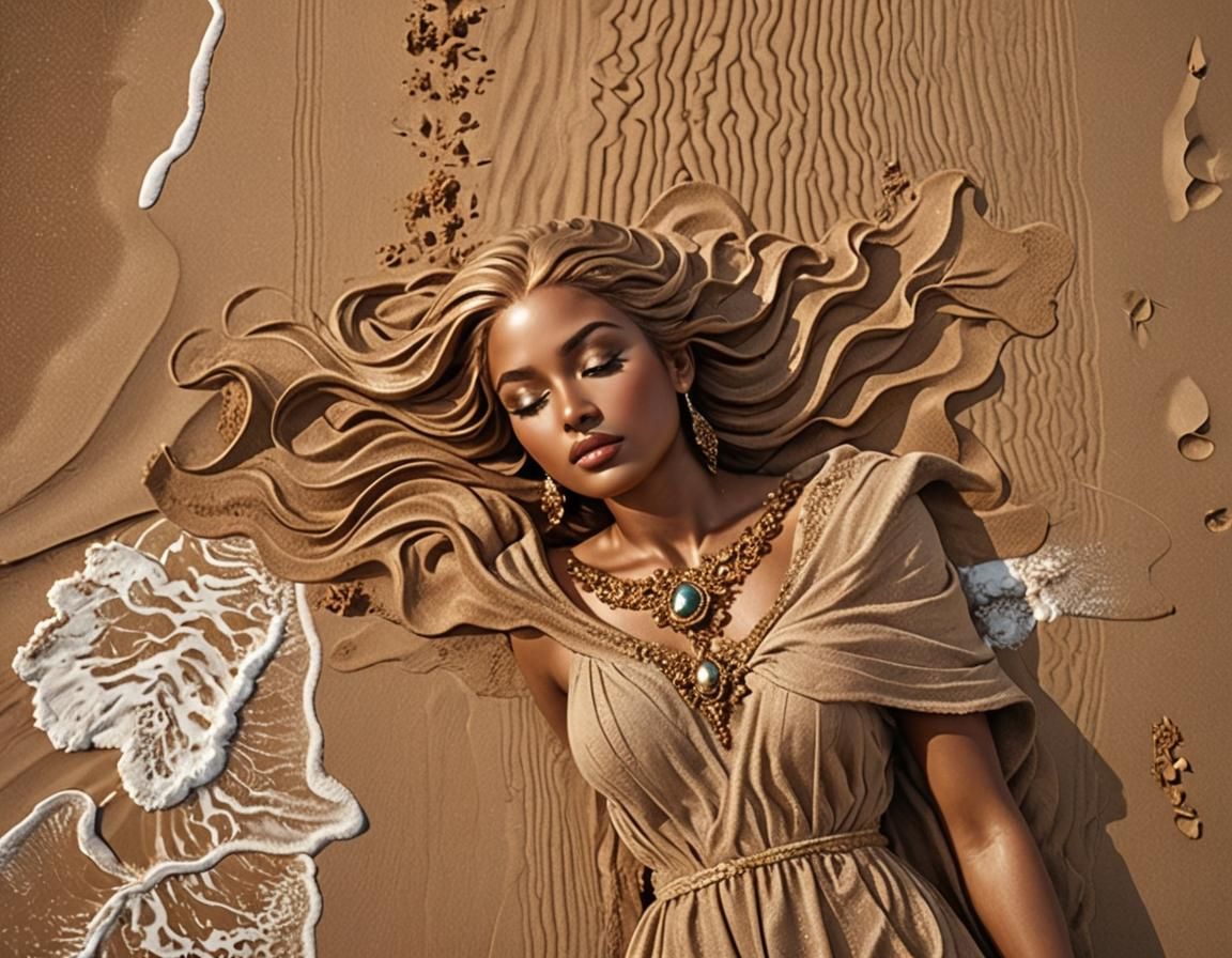 Asleep in the sand 2