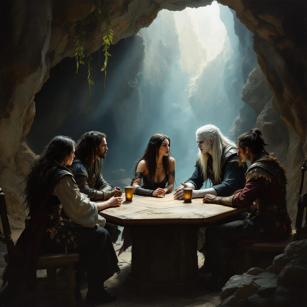 Pirate Conclave Planning Strike in Floating Cave