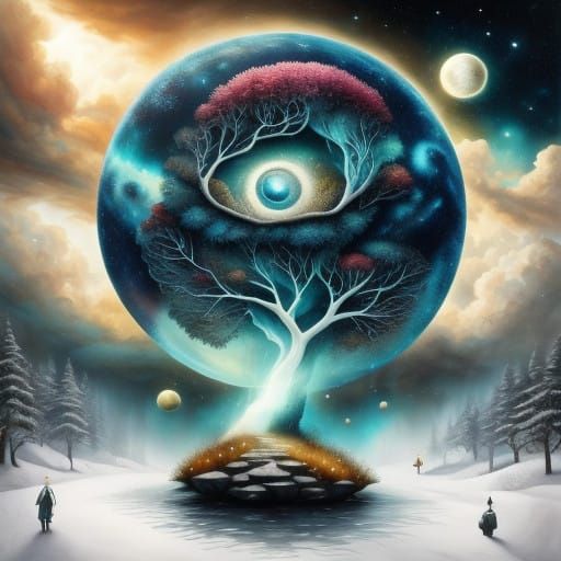 Surreal Aetherveil Landscape in Ethereal Dreamscapes