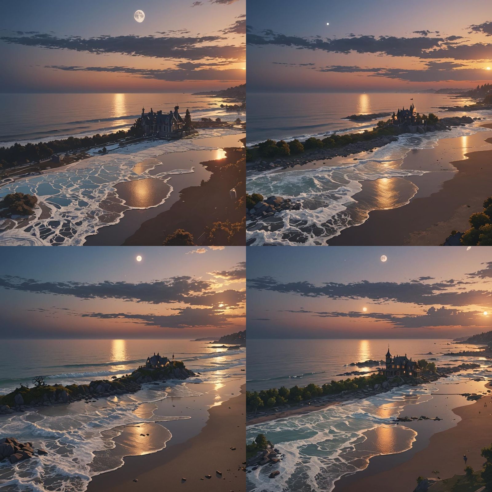 Spooky Mansion in 3D Anime Style