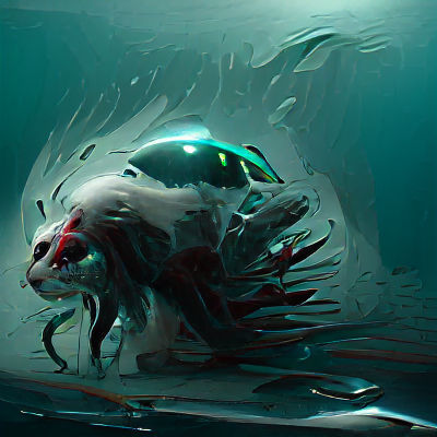 Bioluminescent Deep Sea Creature Concept Art