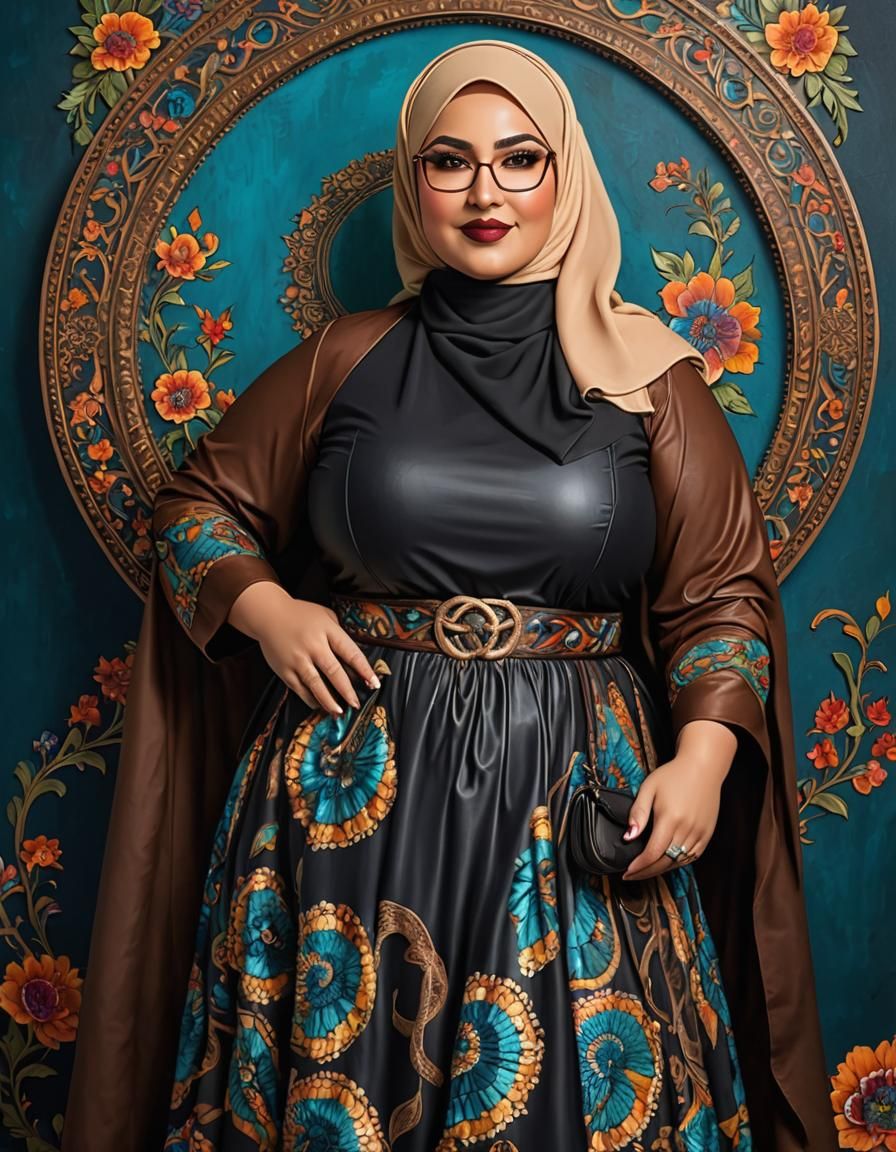 Intricately Detailed Portrait of a Beautiful Middle Eastern ...