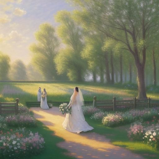 A wedding with a cow walking through it