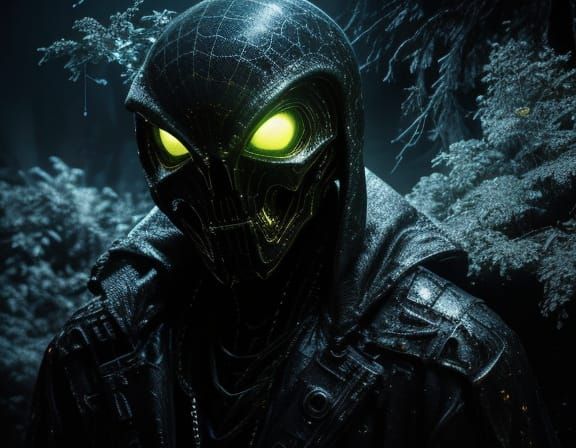 Alien Trapped in Digital Sin Webs