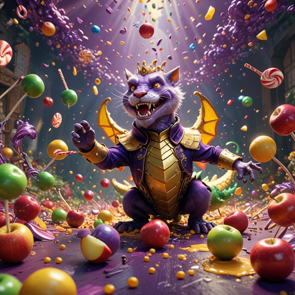 Dragon @ the ball.