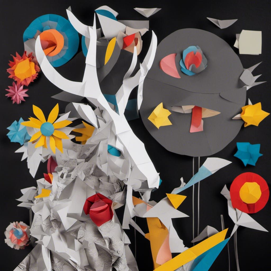 Native American athletes stag hunter kachina Kaiju in a Million Dandelion dreamscape, making wishes , Salvador Dali...