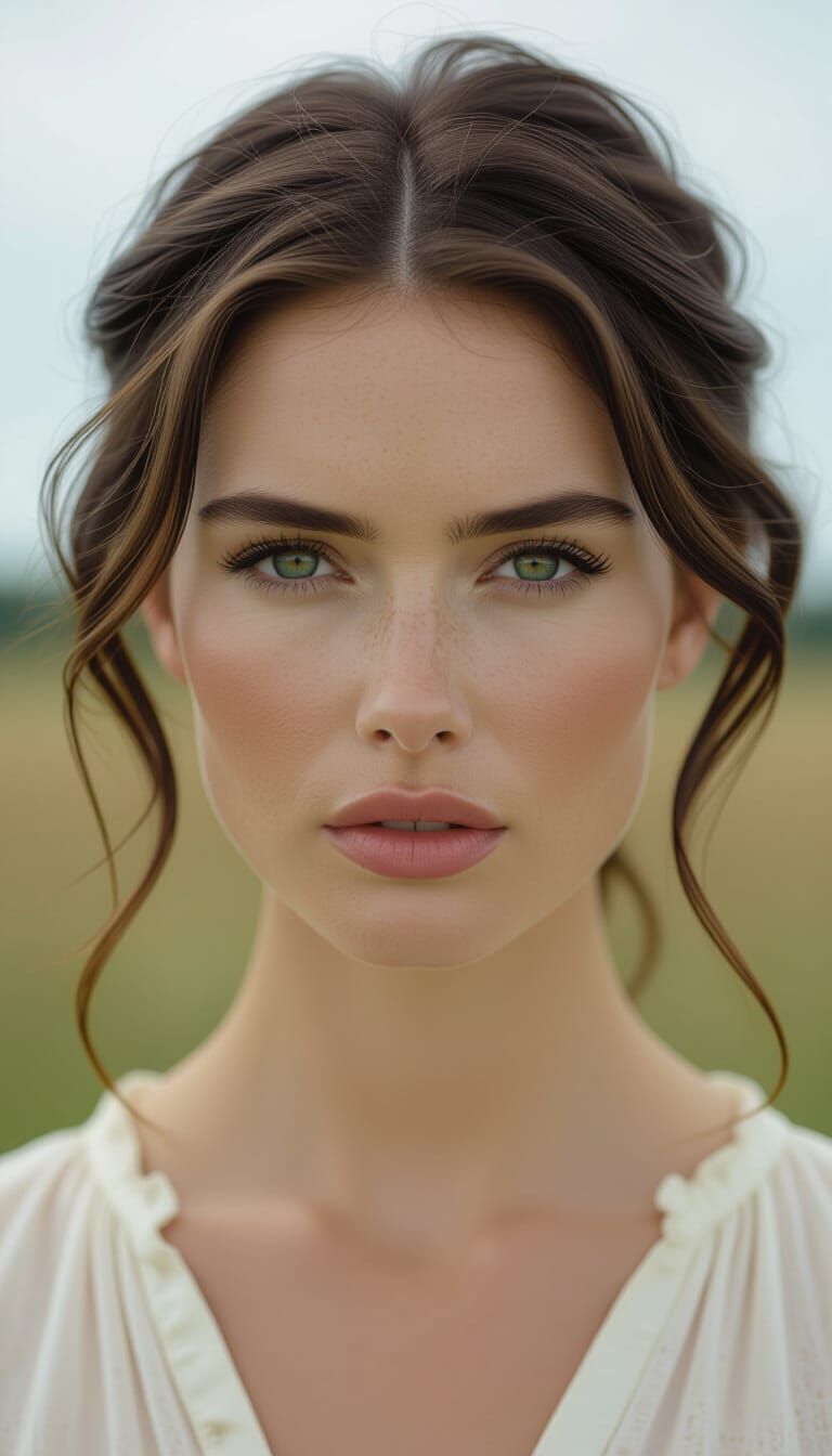 Dramatic Female Portrait in Cinematic Style