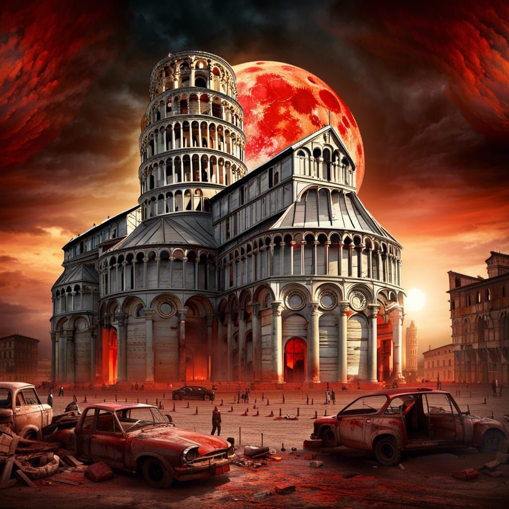 Post-Apocalyptic Pisa Cathedral Square in Unreal Engine