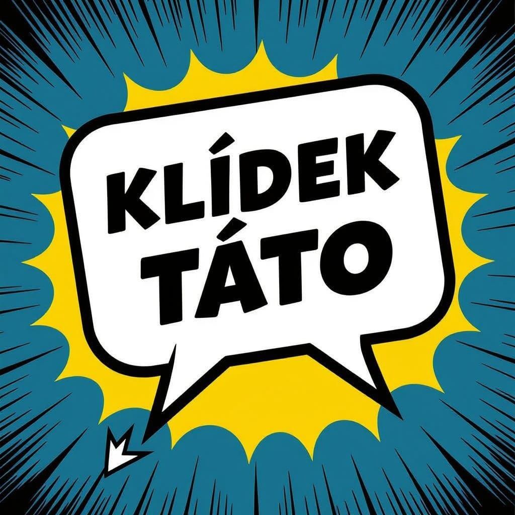 Bold Speech Bubble Graphic Novel Style