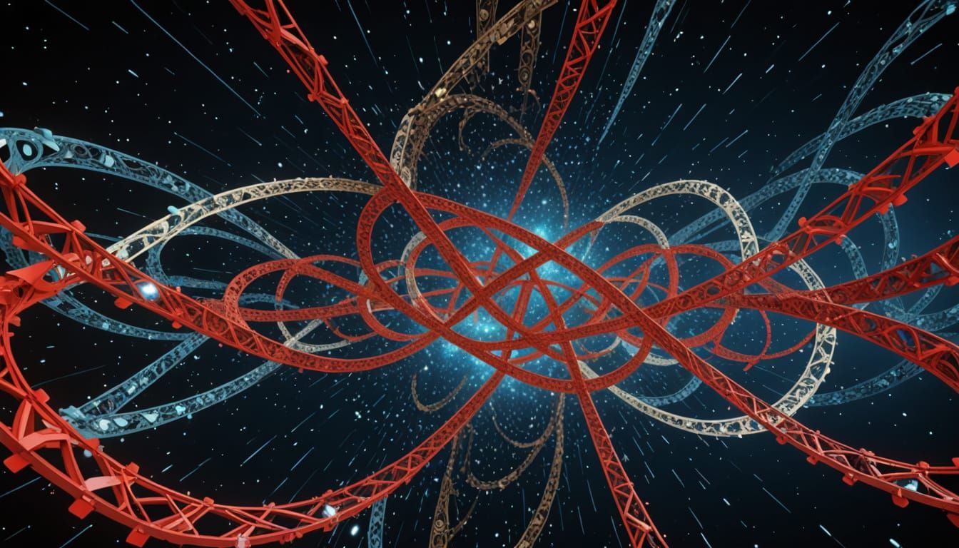 exponential infinity, beautiful magical redundant, 8k resolution