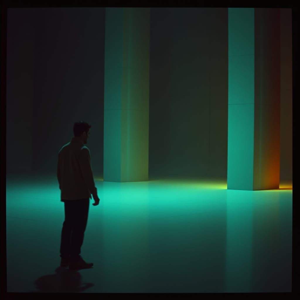 Epic Cinematic Film Still with Dramatic Lighting