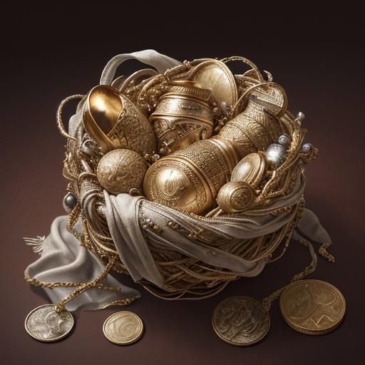 Hyperrealistic Treasure Nest: An Offering