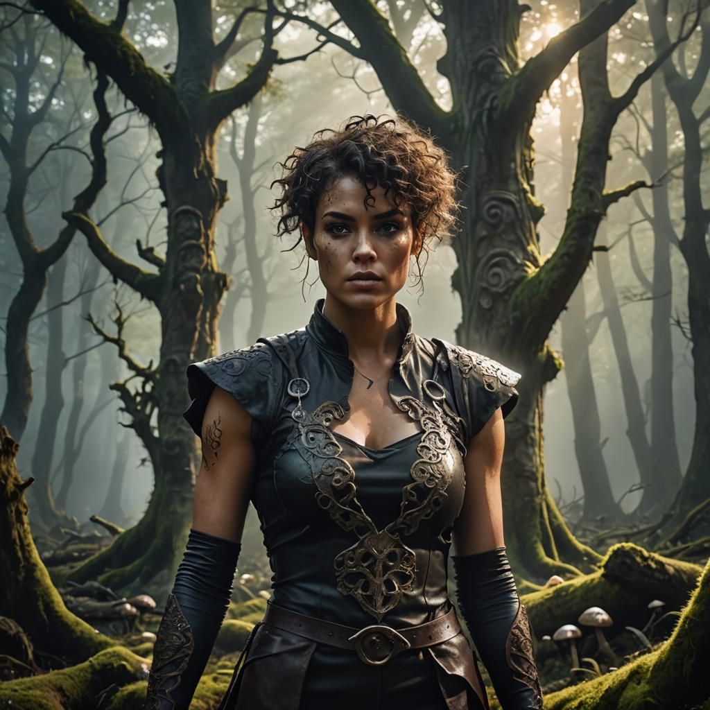 Misty Forest Portrait: Fantasy Art in Unreal Engine