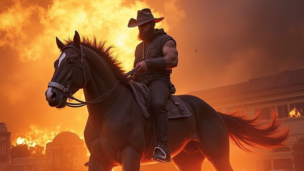 Eternal War Dark Fantasy as Luminous Digital Art