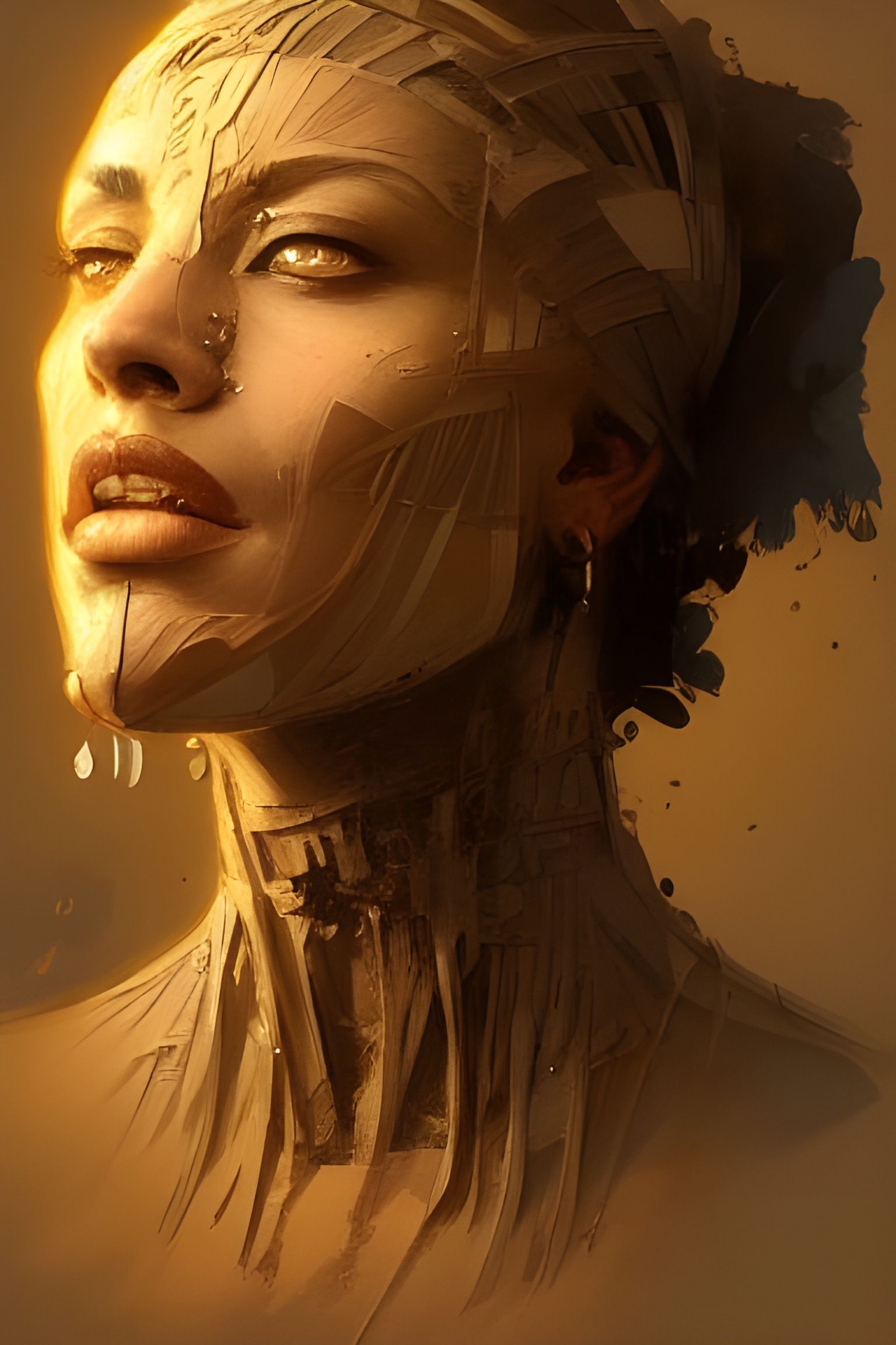 Intricately Detailed Mummy Portrait in 8K Resolution