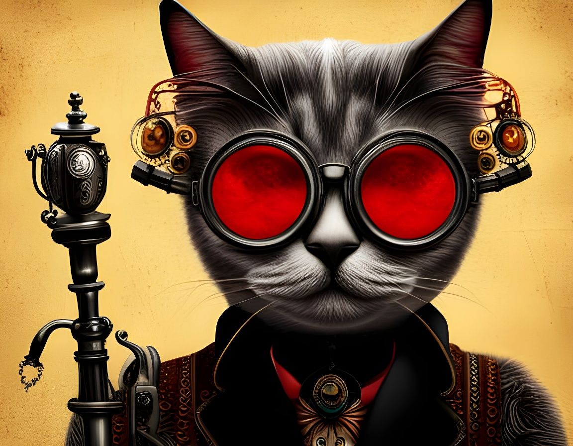 Steampunk influencer.