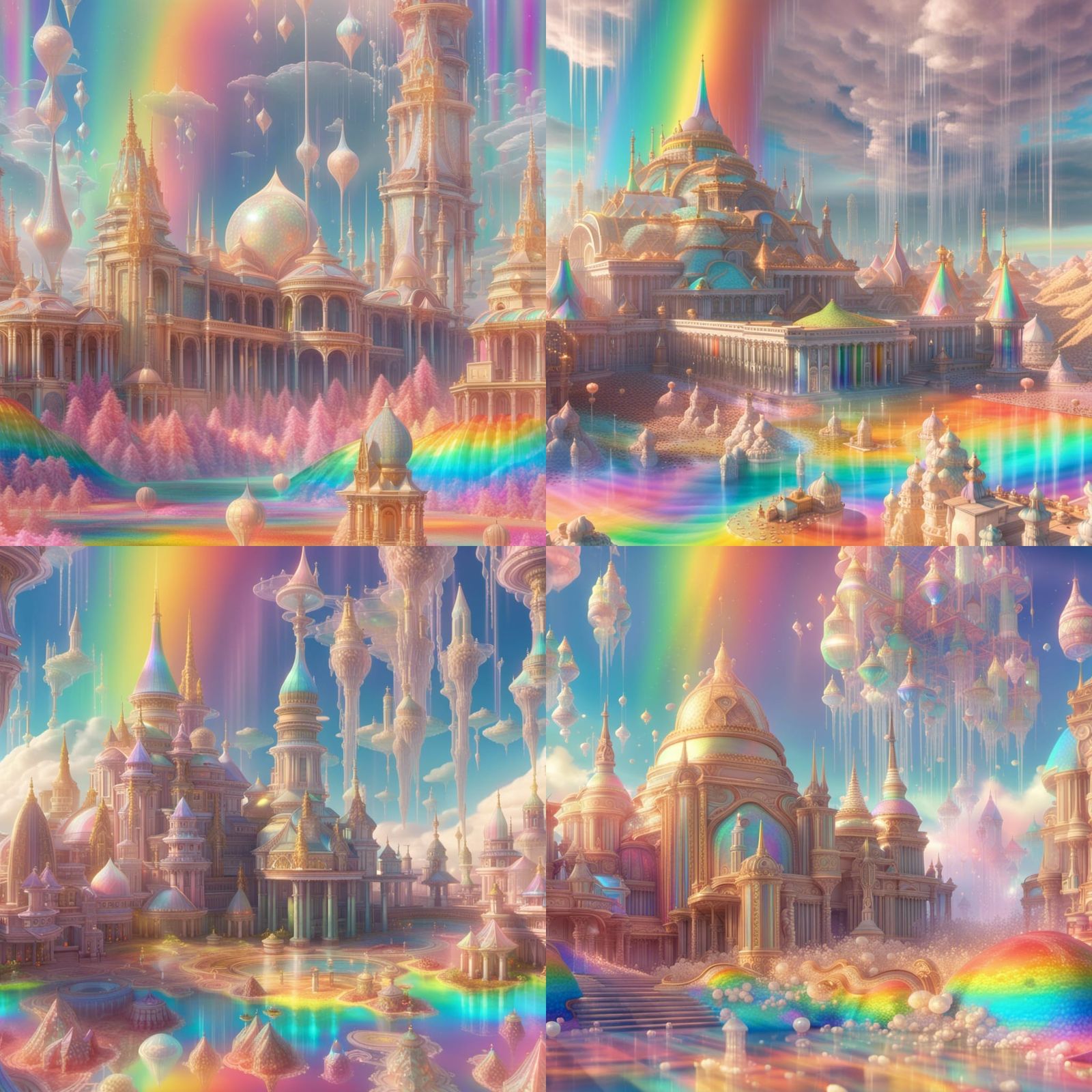 Opal Palace and High Fantasy Civilization in Sunlight