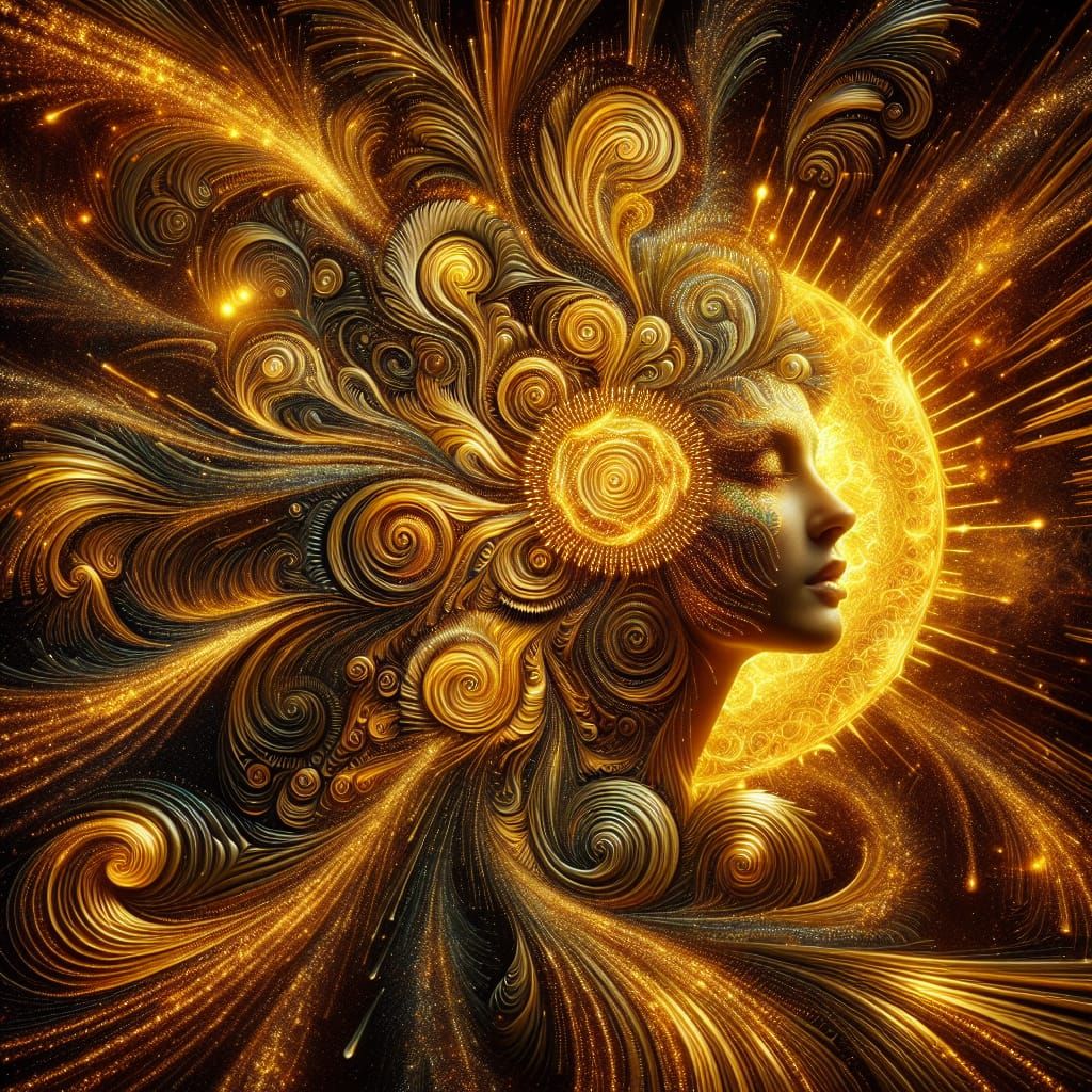 Sun Goddess for Izza Mariposa. Your constant support  means much to me @mariposa71 🧡