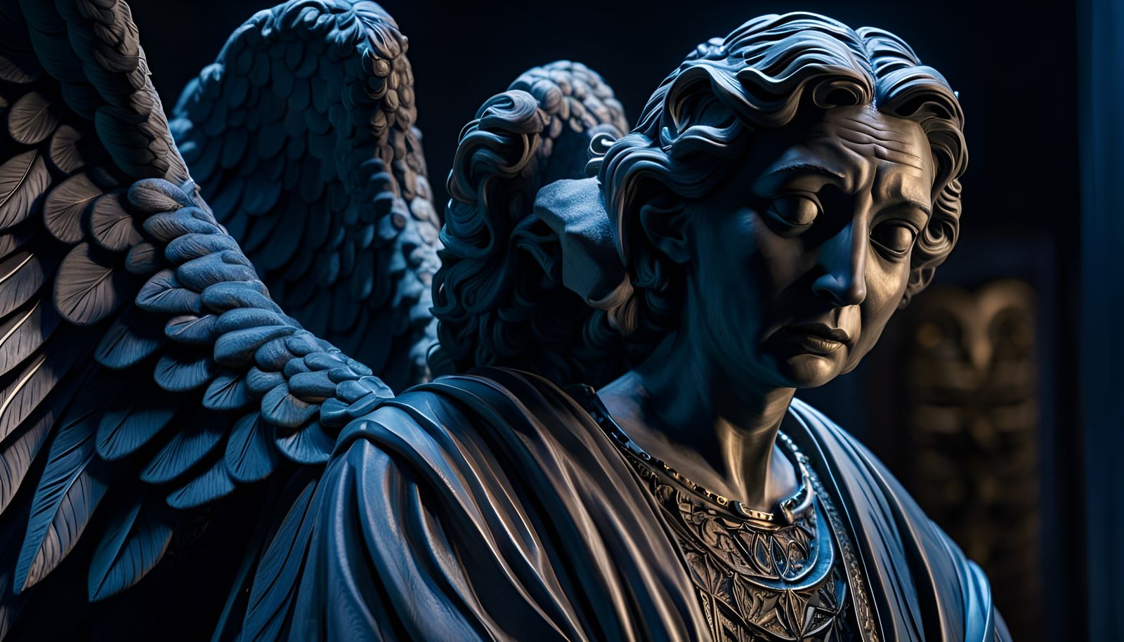Weeping Angel and Silence in Hyperrealistic Detail
