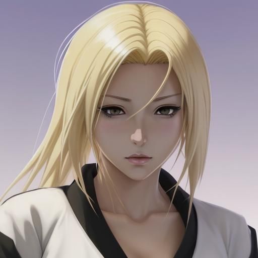 Blonde Anime Character in Manga Style