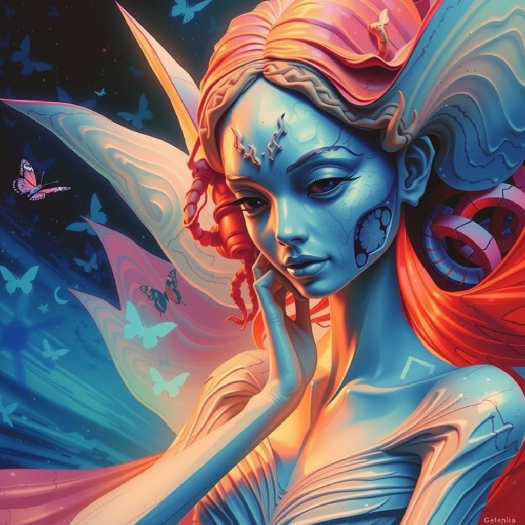 Biomechanical Horror in Twisted Space