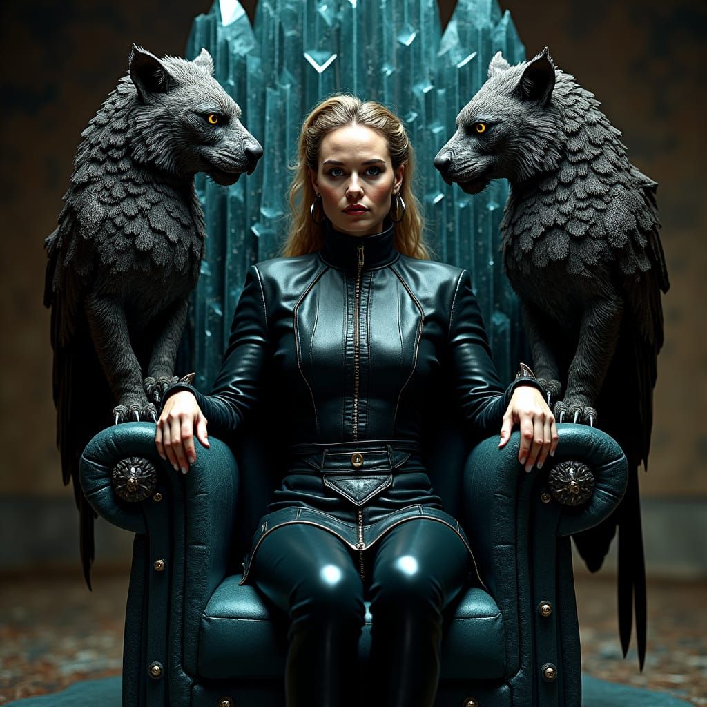 Olivia Wilde as Gothic Castratrix on Zeolite Throne