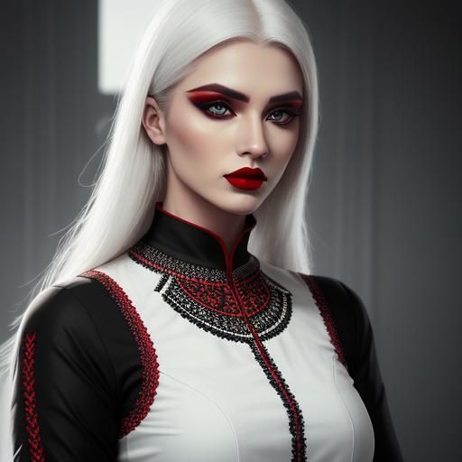 Woman in Kurti: Hyperrealistic Digital Art Portrait