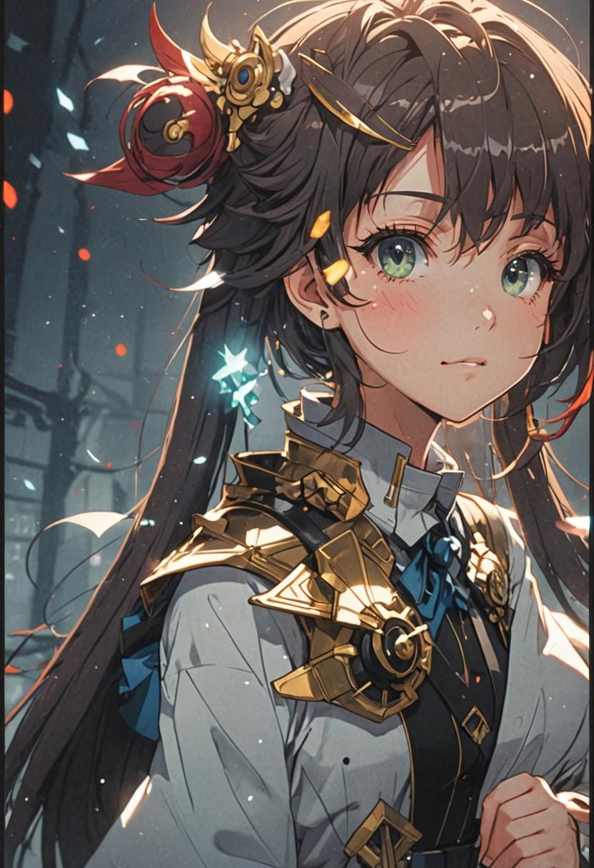 Anime-Style Female Vampire Manga Scan