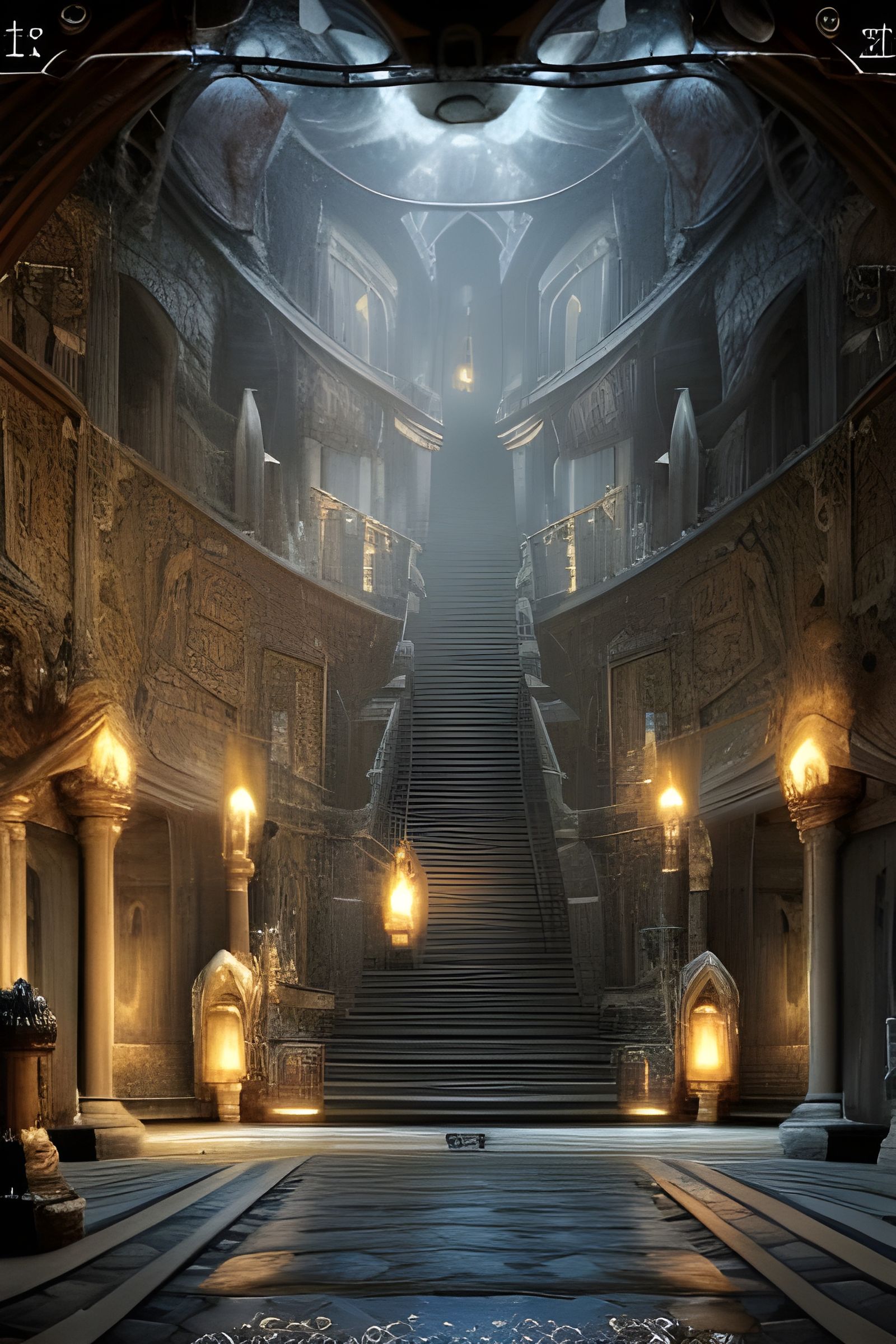 Epic Dungeon Digital Matte Painting