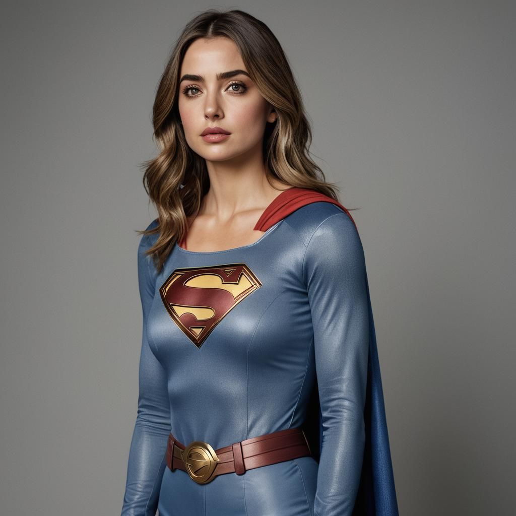 Supergirl Portrait in Professional Photography Style
