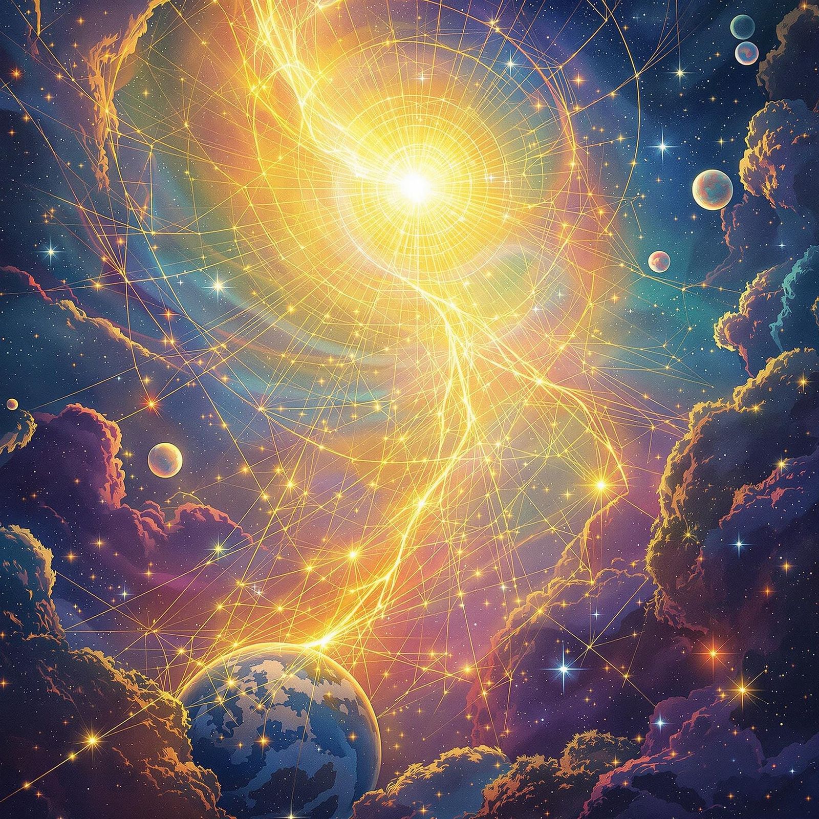 Web of light