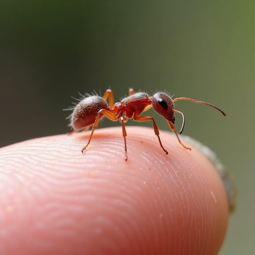 Ant on Finger: A Study in Scale