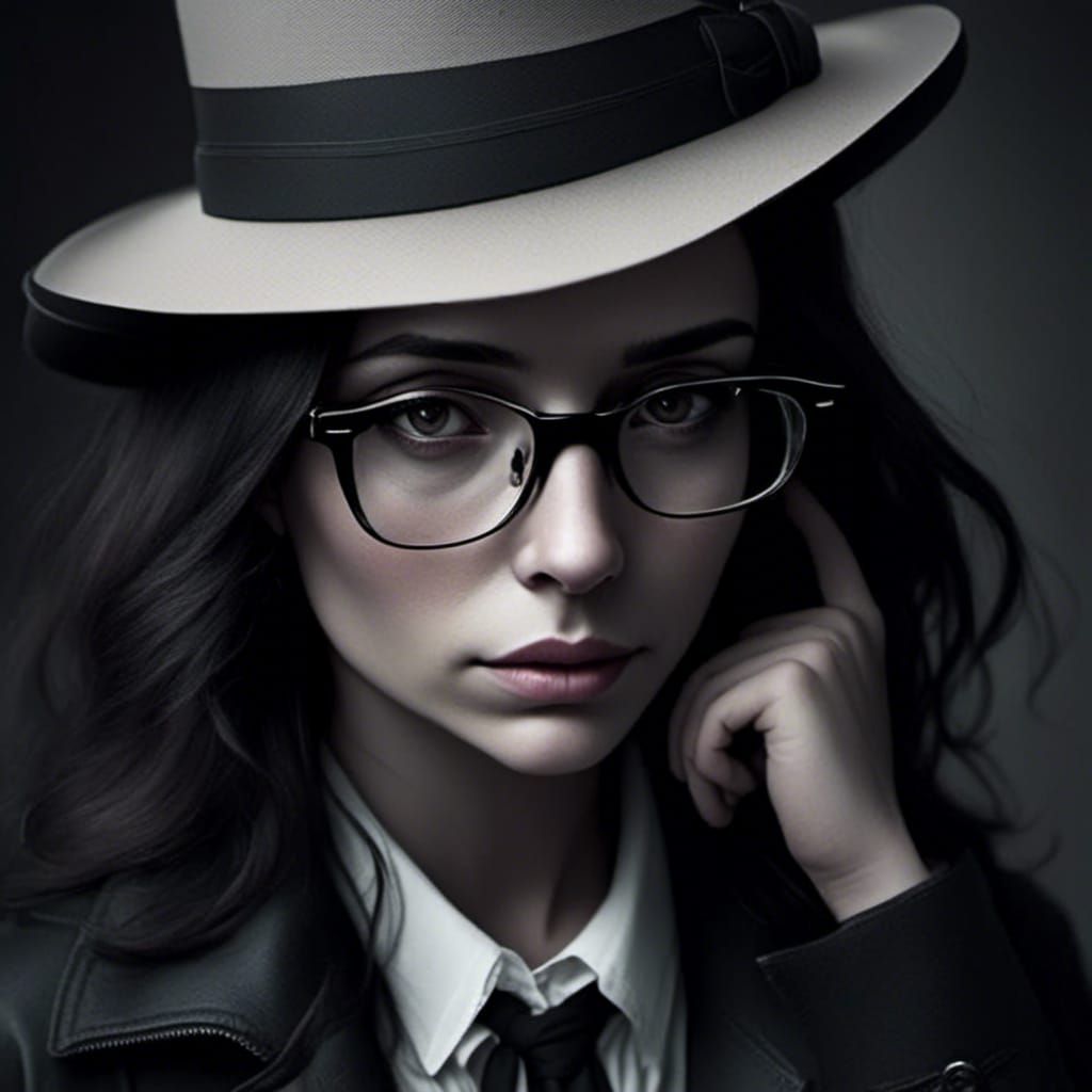 Film Noir Portrait of a Private Investigator