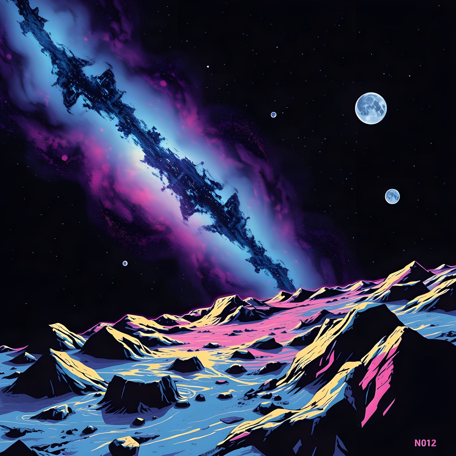 Cosmic Punk Artwork: Edge of the Earth