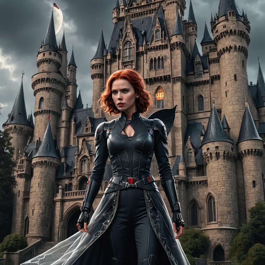 Black Widow as Fairy Princess Before Dark Castle