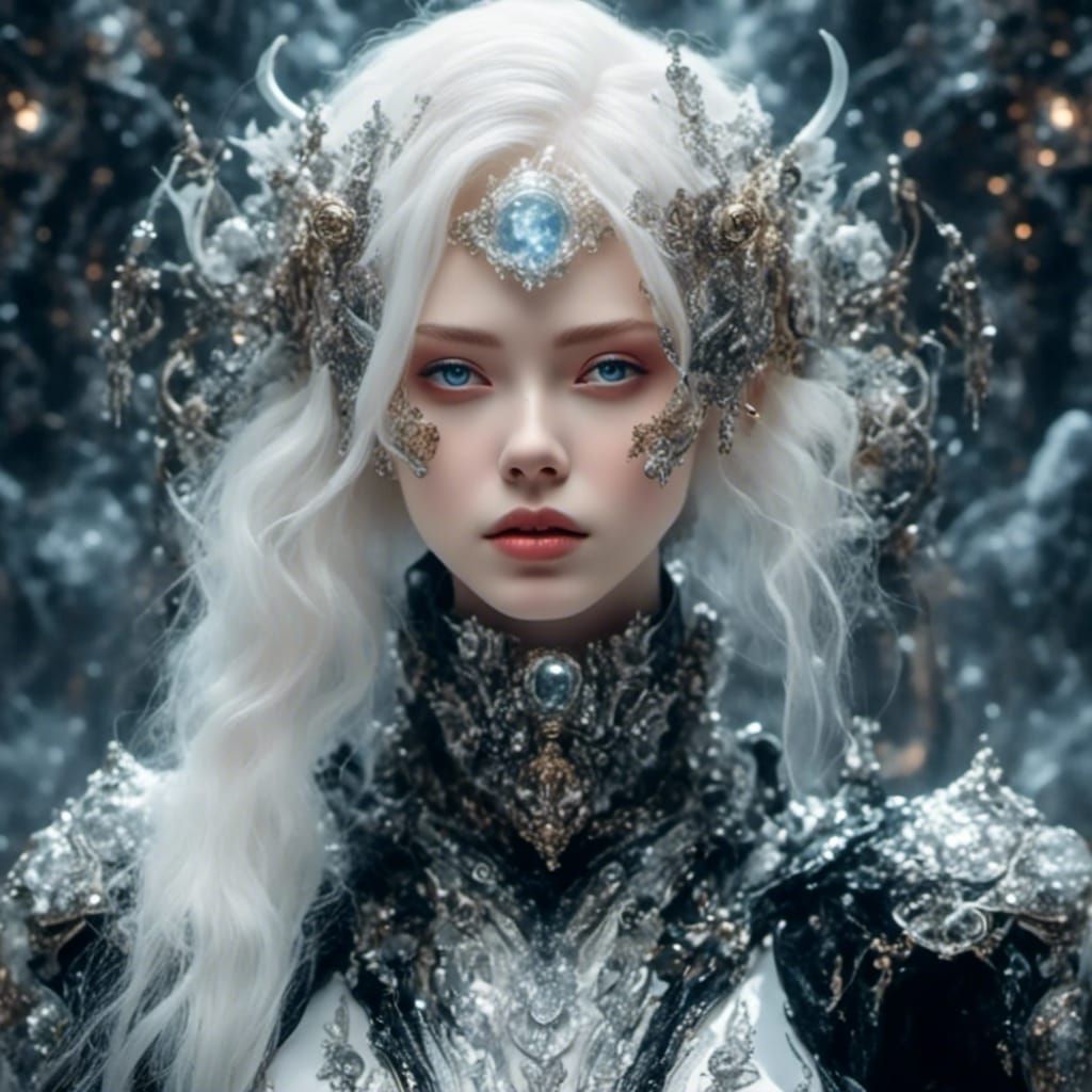 An ice dragon rider!