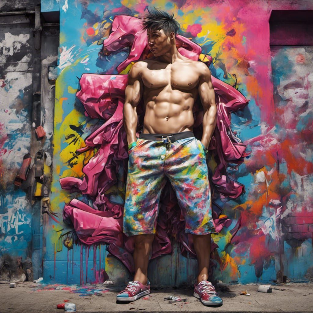 Asian male bulge cover