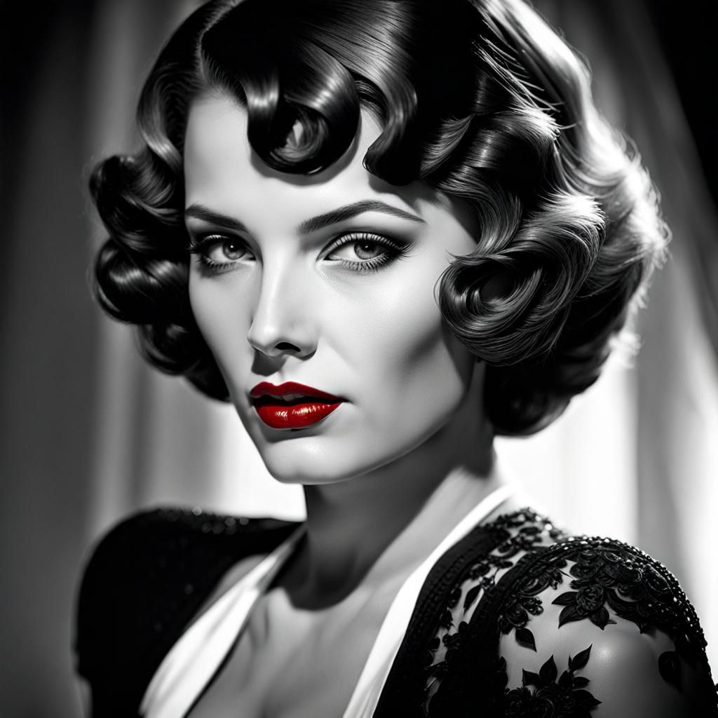 Beautiful Dutch Lady Portrait in Gothic Style