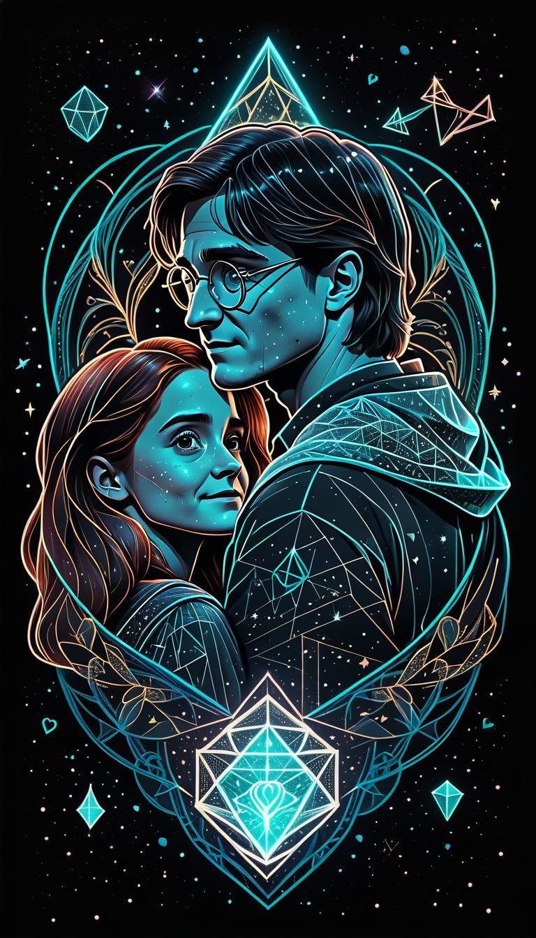Harry Potter and Ginny in Valentine's Style