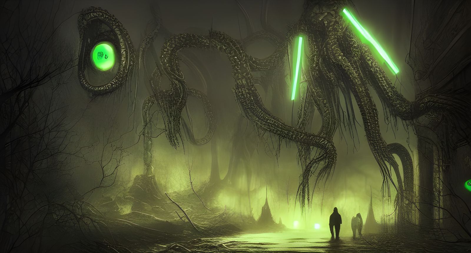 Post-Apocalyptic World Ruined by Lovecraftian God