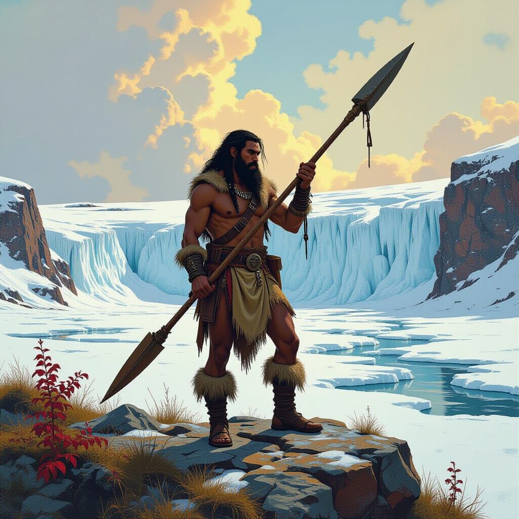 Bimmiel Native on a Thawing Alien World