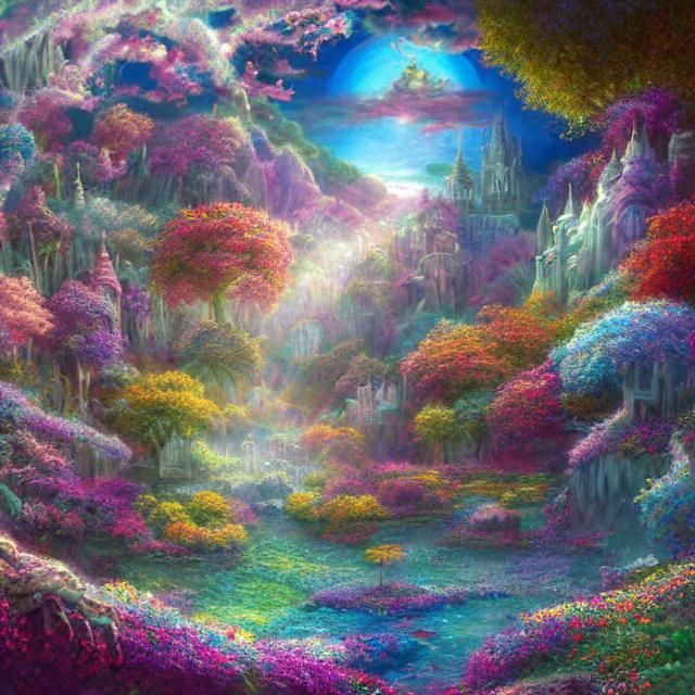 Dream Bedroom: A Cosmic Digital Painting