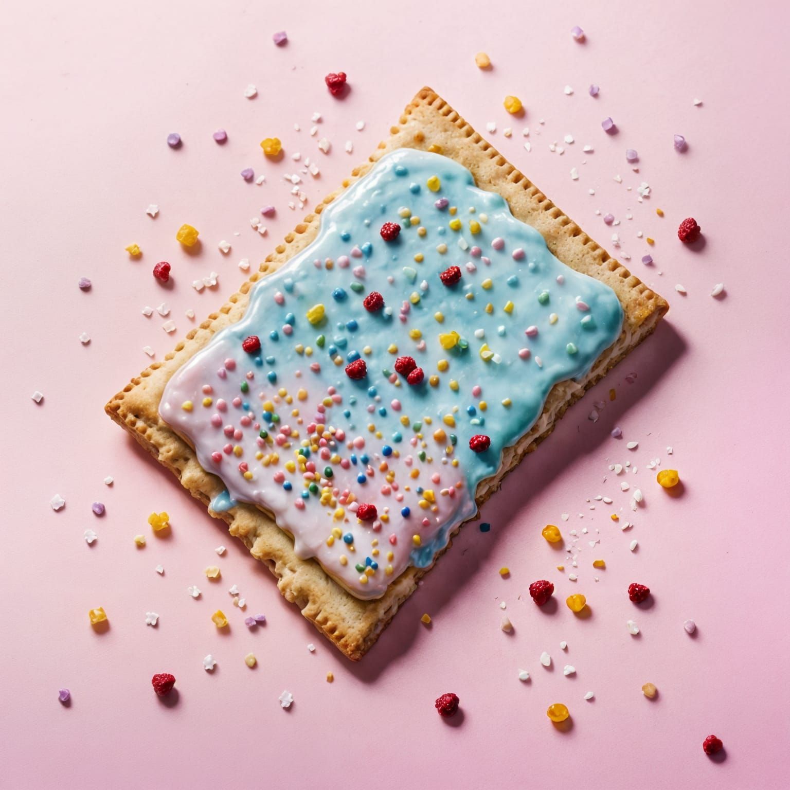 Hyper Realistic Pop Tart with Striking Lighting